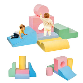 MIND&ACTION soft foam climbing blocks support toddler balance and coordination.