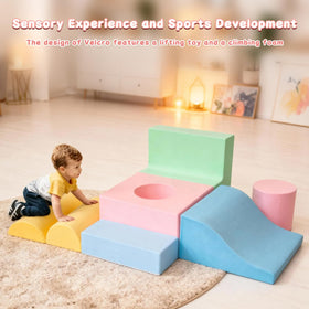 MIND&ACTION foam blocks provide soft, safe play for 1–3-year-olds.