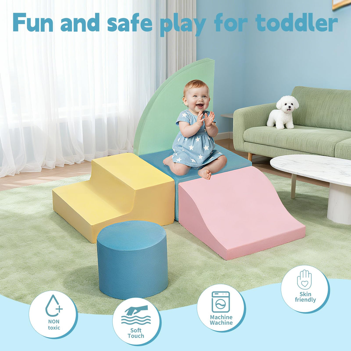 MIND&ACTION high-density foam blocks, easy to wipe clean and maintain hygiene
