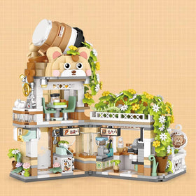 MindBox City Cafe play set allows cafe owner role-play.