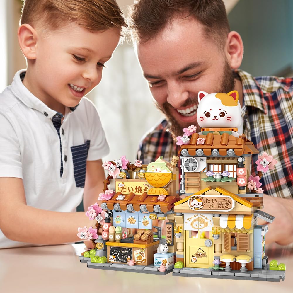MindBox Lucky Cat Building Set unboxing and assembly reveal.