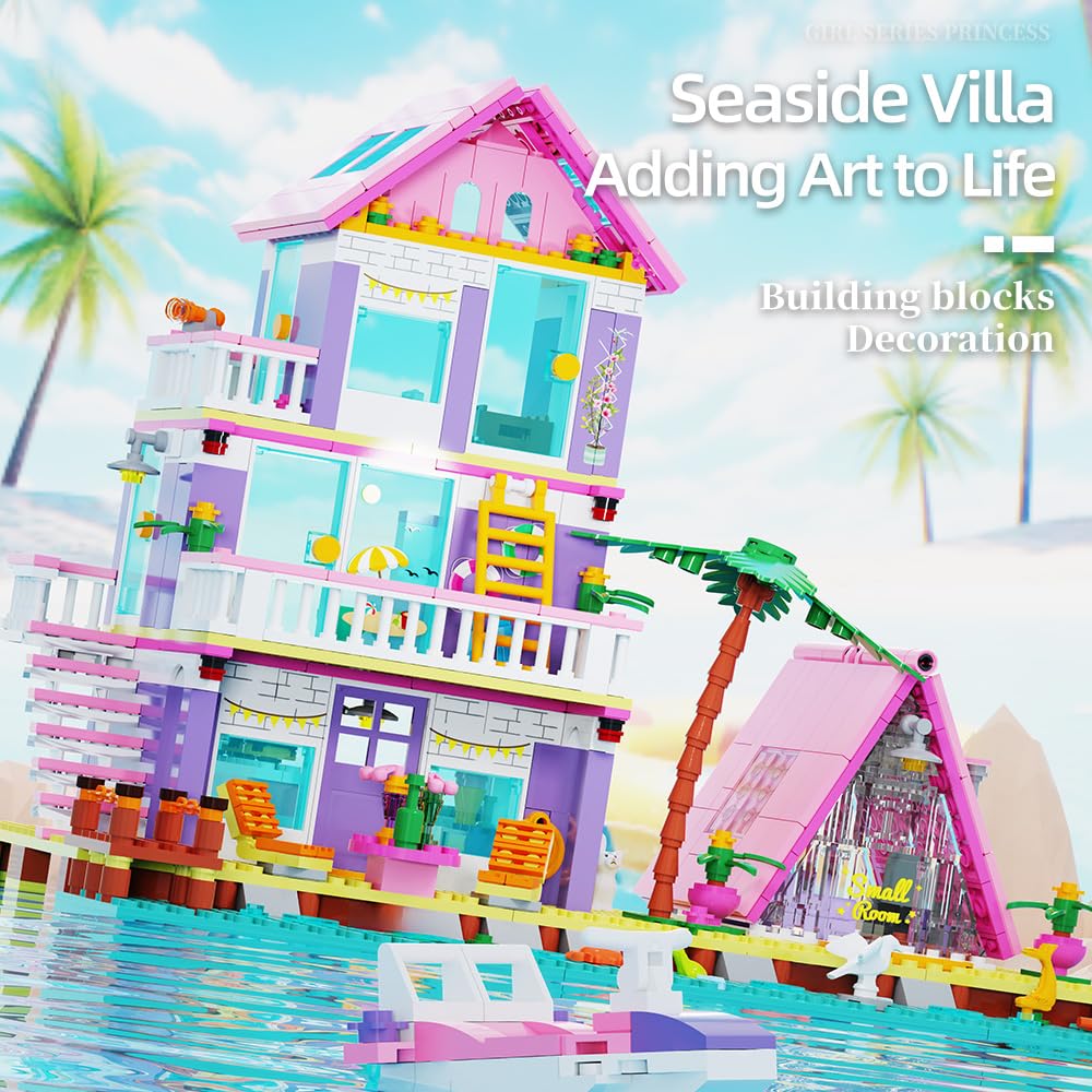 MindBox Seaside Vacation motorboat, beach chair, and umbrella spark seaside adventures.