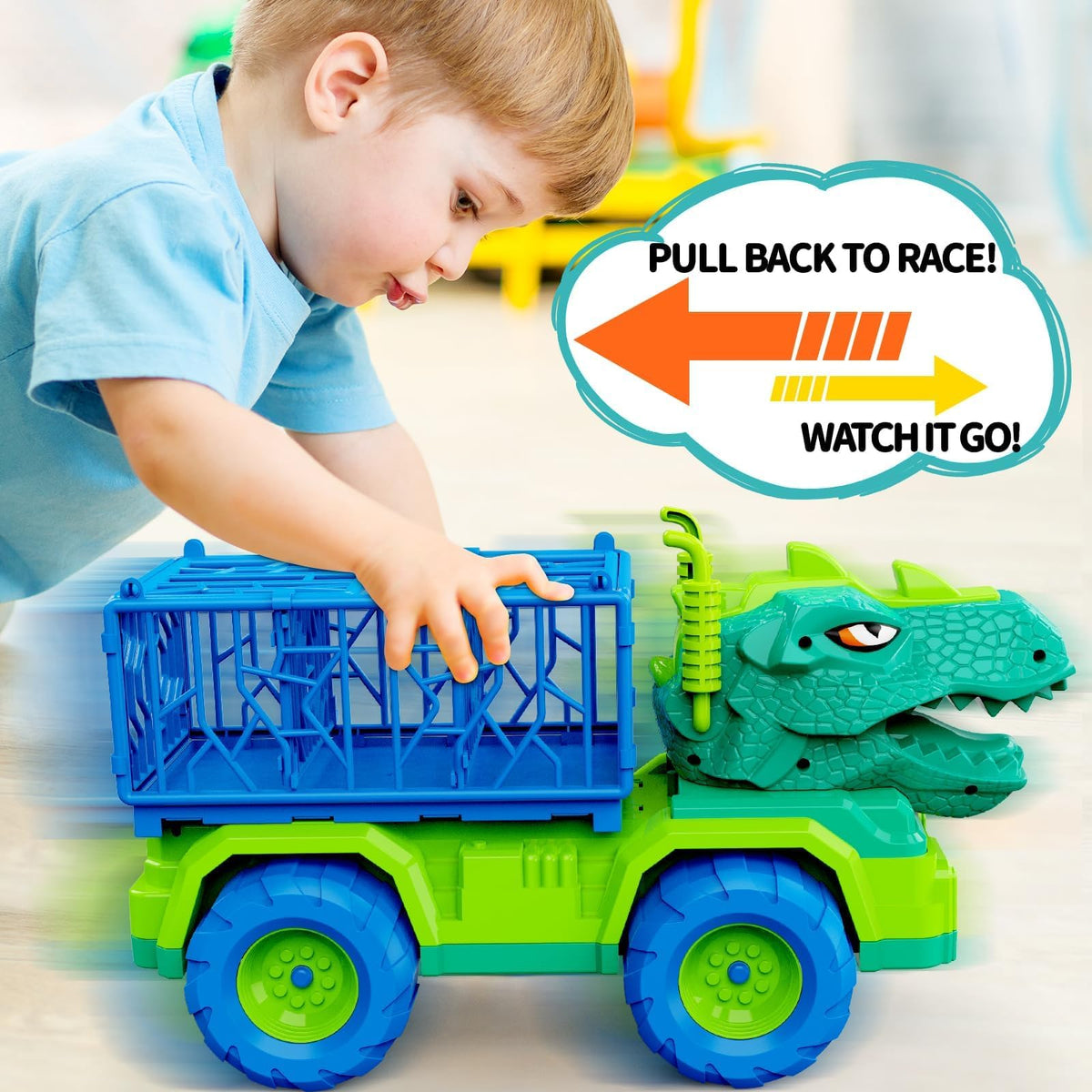 MindPal dinosaur-themed play mat provides a large adventure space.