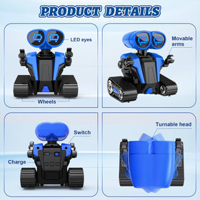 MindPal LED eyes robot with blinking lights for interactive fun.