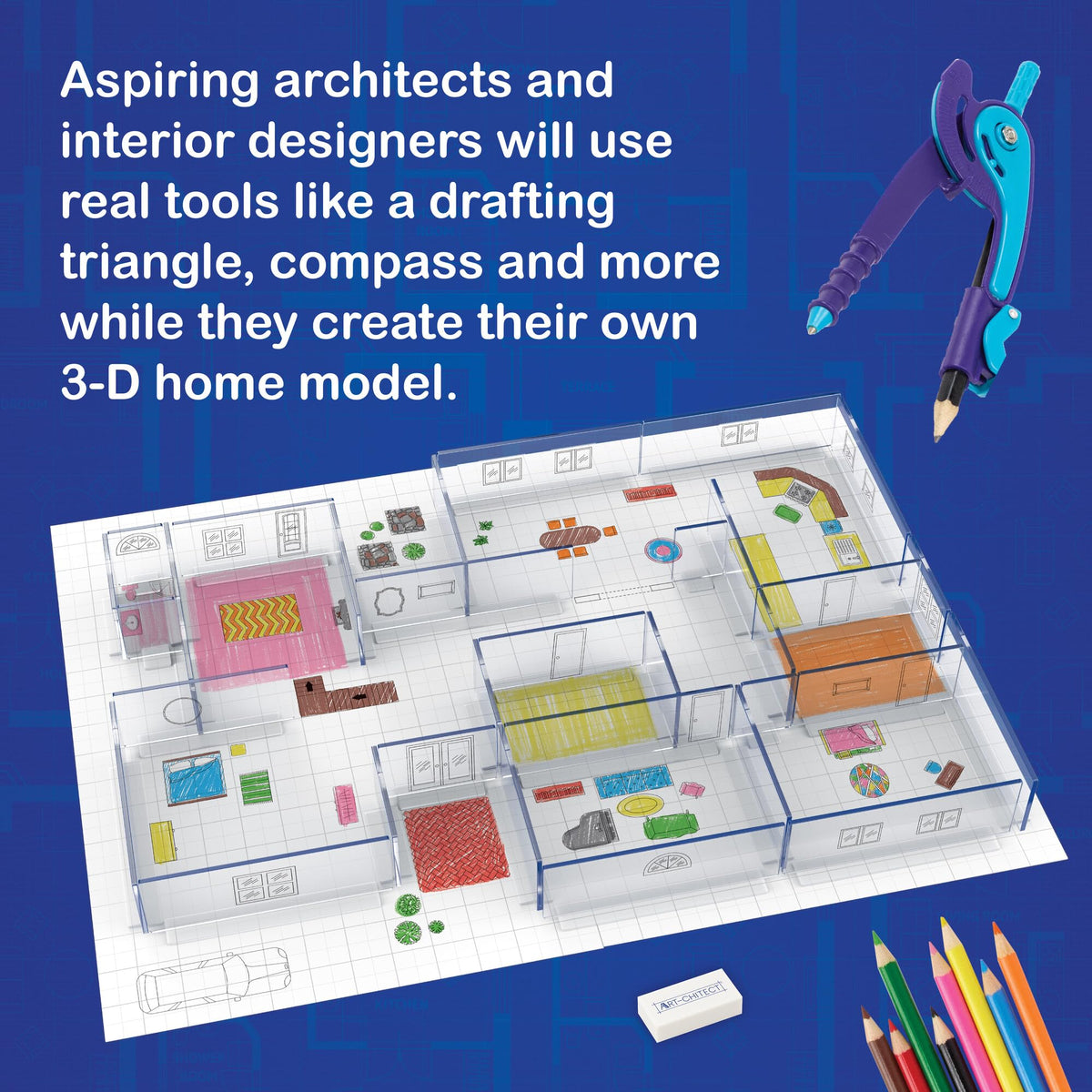 MindWare Art-CHITECT assembly in progress captures creative workflow and momentum