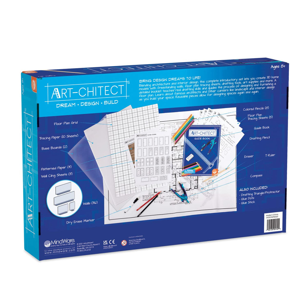 MindWare Art-CHITECT building blocks enable hands-on construction and spatial thinking