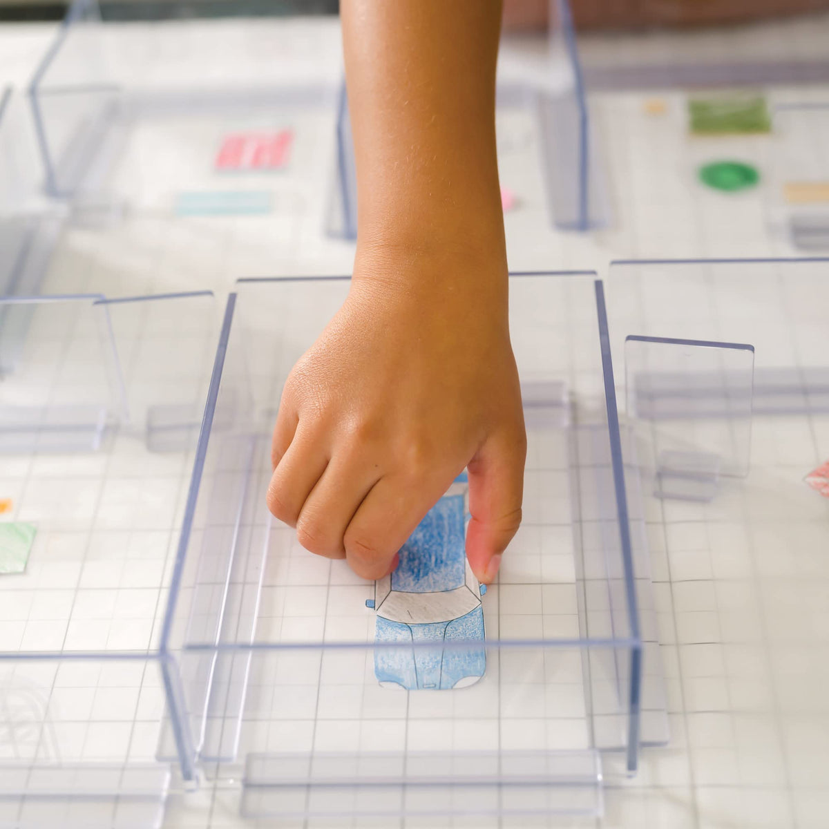 MindWare Art-CHITECT model display for showcasing finished 3-D designs