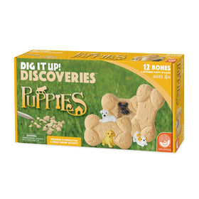 MindWare Dig It Up! puppy figures set for hands-on learning and play.