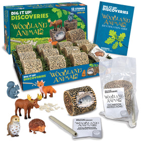 MindWare Dig It Up stump dig project promotes hands-on discovery and fine motor skills.