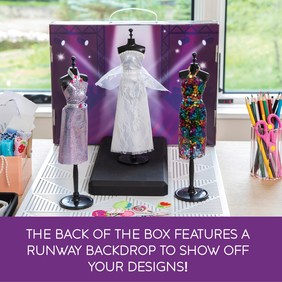 MindWare Fashion Designer Kits dress patterns guide creating stylish silhouettes.