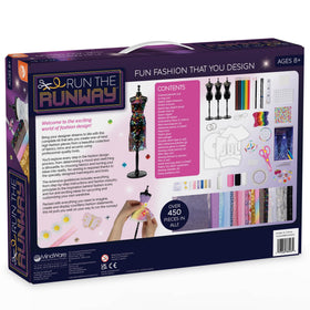 MindWare Fashion Designer Kits storage box keeps supplies organized after play.