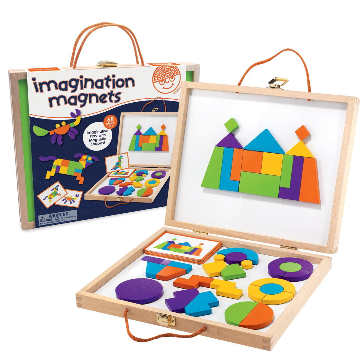 MindWare Imagination Magnets carrying case opens for portable play