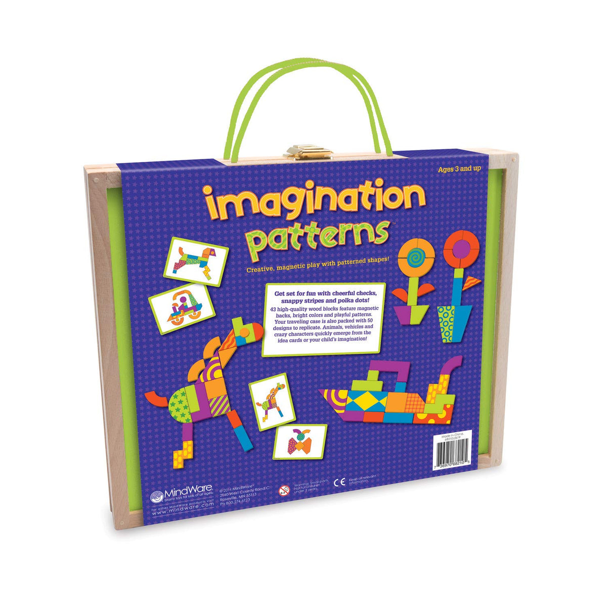 MindWare Imagination Patterns animals puzzle focus inspires imaginative design
