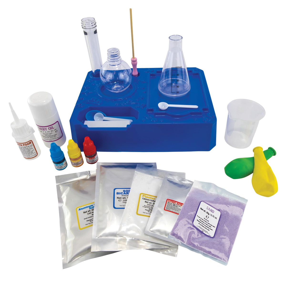 MindWare Junior Science Academy balloon inflations demonstrate gas science in a playful setup.