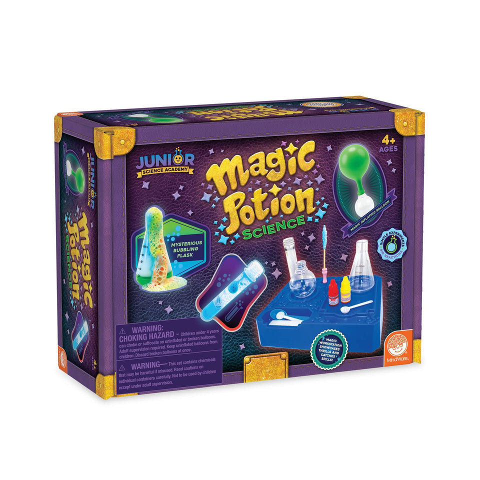 MindWare Junior Science Academy Magic Potion Kit box invites hands-on exploration and curiosity.