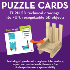 MindWare Keva Brain Builders design cards inspiring creative builds