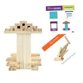 MindWare Keva Brain Builders rowboat construction using wooden blocks