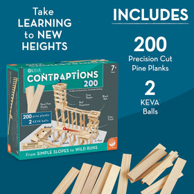 MindWare KEVA Contraptions interchangeable planks in action for versatile builds