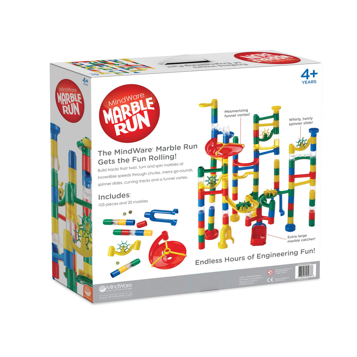 MindWare Marble Run kids playing shows collaborative play and shared problem-solving through building.