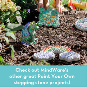 MindWare weatherproof stones withstand outdoor use after baking and curing