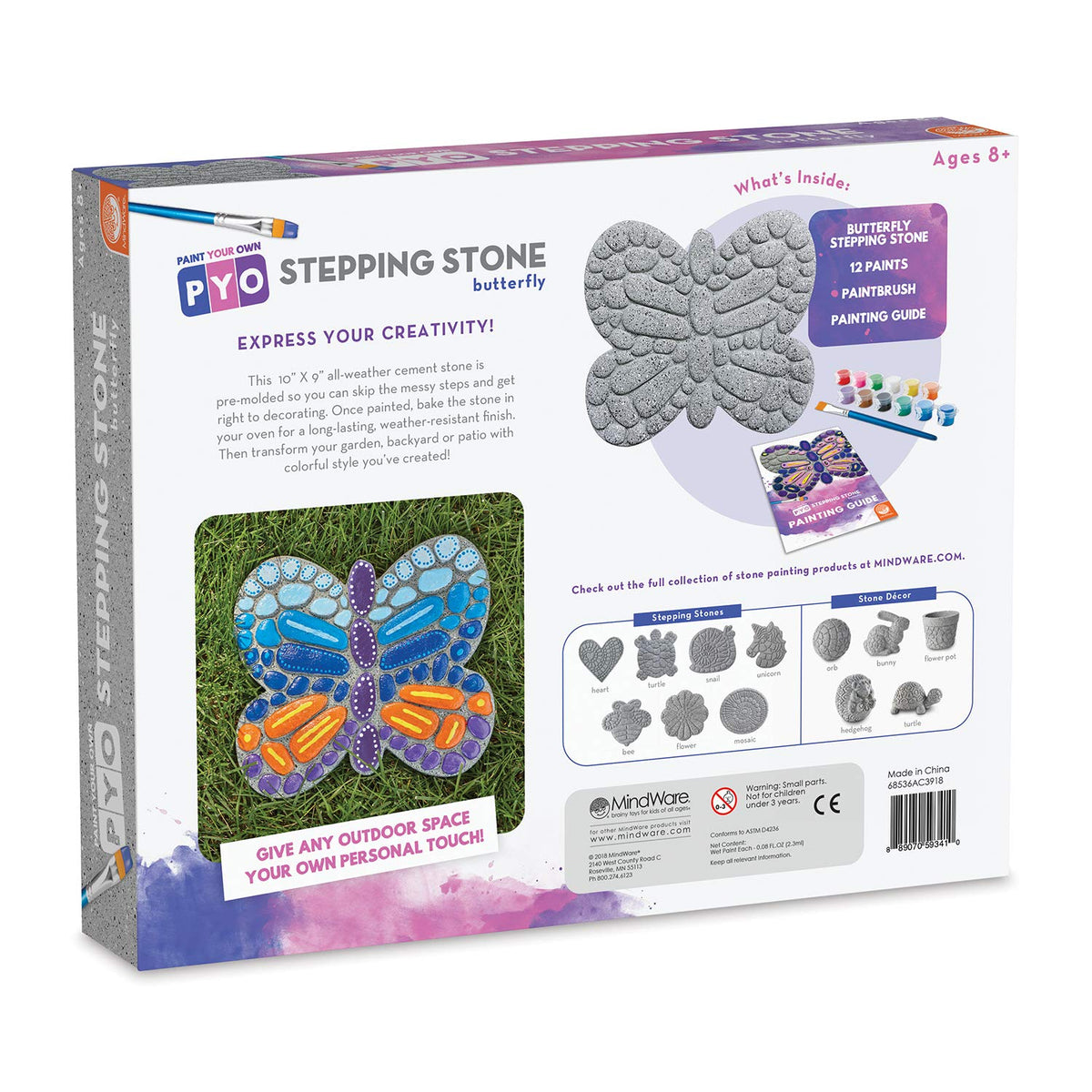 MindWare outdoor stone display idea for patios and gardens.