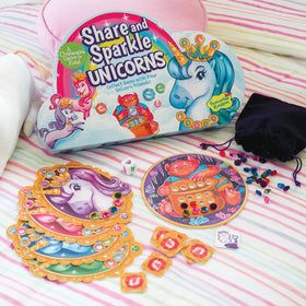MindWare Peaceable Kingdom gem-tiles-drawstring-bag showcases tangible resources.