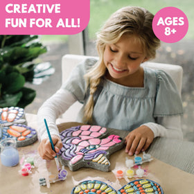 MindWare Paint Your Own Stepping Stone Unicorn brush for precise strokes