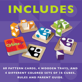MindWare Q-bitz Jr. game play for solo or group sessions.