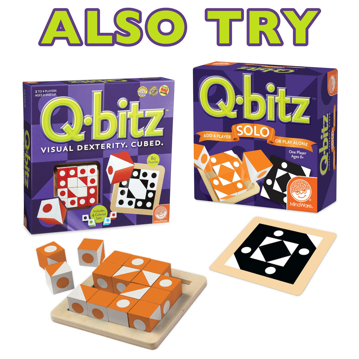 MindWare Q-bitz Jr. awards and materials enrich home learning adventures.