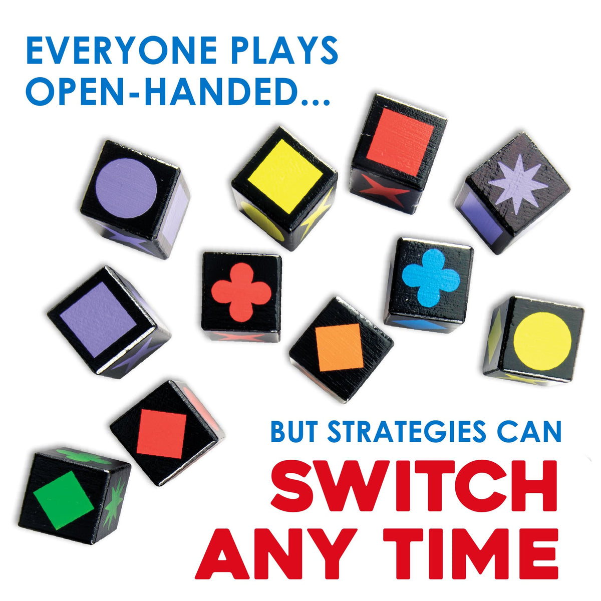 MindWare Qwirkle Cubes includes 90 wooden cubes for versatile setup options.
