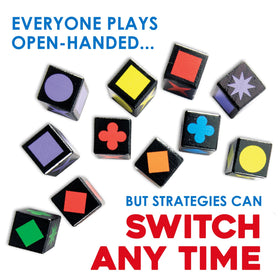MindWare Qwirkle Cubes includes 90 wooden cubes for versatile setup options.