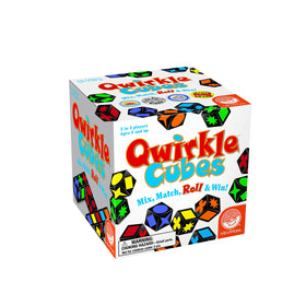 MindWare Qwirkle Cubes wooden cubes offer tactile, durable pieces for long-lasting play.