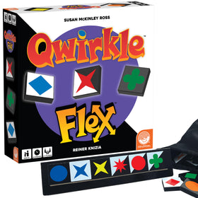 MindWare Qwirkle Flex tiles set for strategic thinking and family play.