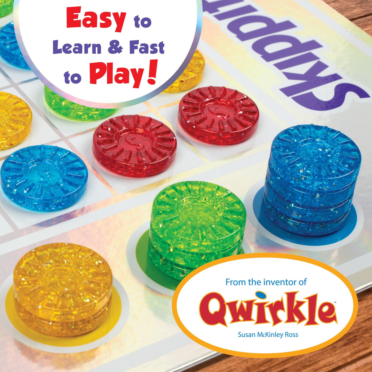 MindWare Skippity color pieces highlight color-matching strategy for ages 5 and up.