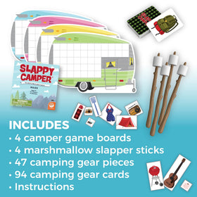 MindWare Slappy Camper slappers in action for quick reflex slaps