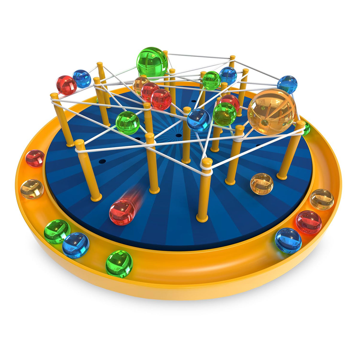 MindWare Tightrope pegs arranged on the board for precise planning.
