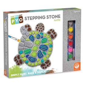 MindWare Turtle Stepping Stone Kit with paints for creative outdoor crafts
