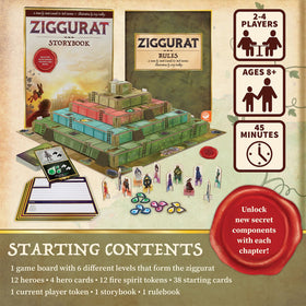 MindWare Ziggurat hero cards highlight diverse skills for teamwork and strategy.