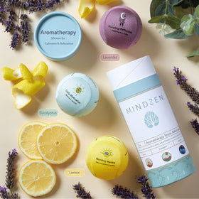 Mindzen stress balls lemon aroma for alertness while you squeeze.