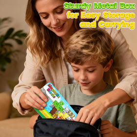 Minecftoy dual-theme blocks with forest design sparks imaginative play