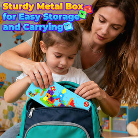 Minecftoy magnetic blocks color pieces for color recognition and creative builds