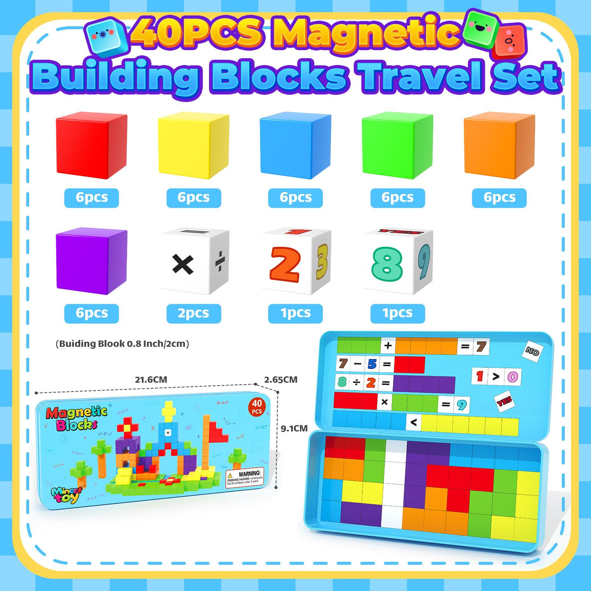Minecftoy magnets enable easy assembly and rotating designs