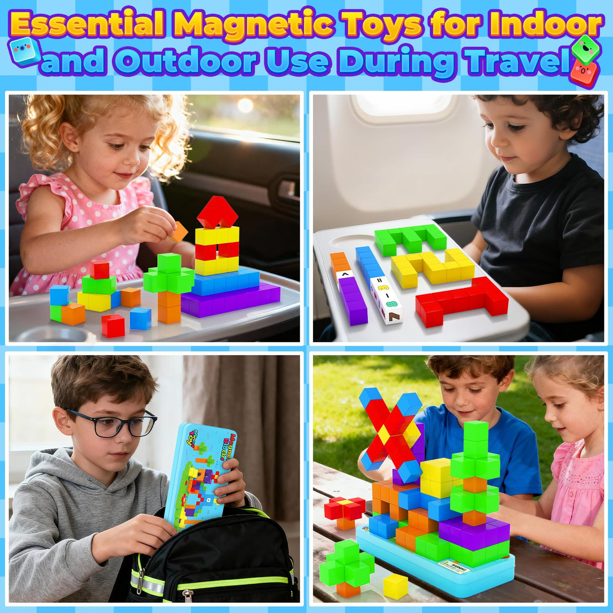 Minecftoy travel case open, showcasing compact storage and easy access