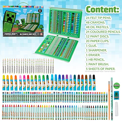 Minecraft colored pencils offer vibrant color for imaginative drawings