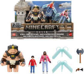 Minecraft Story Set escape pack with three action figures for dynamic play