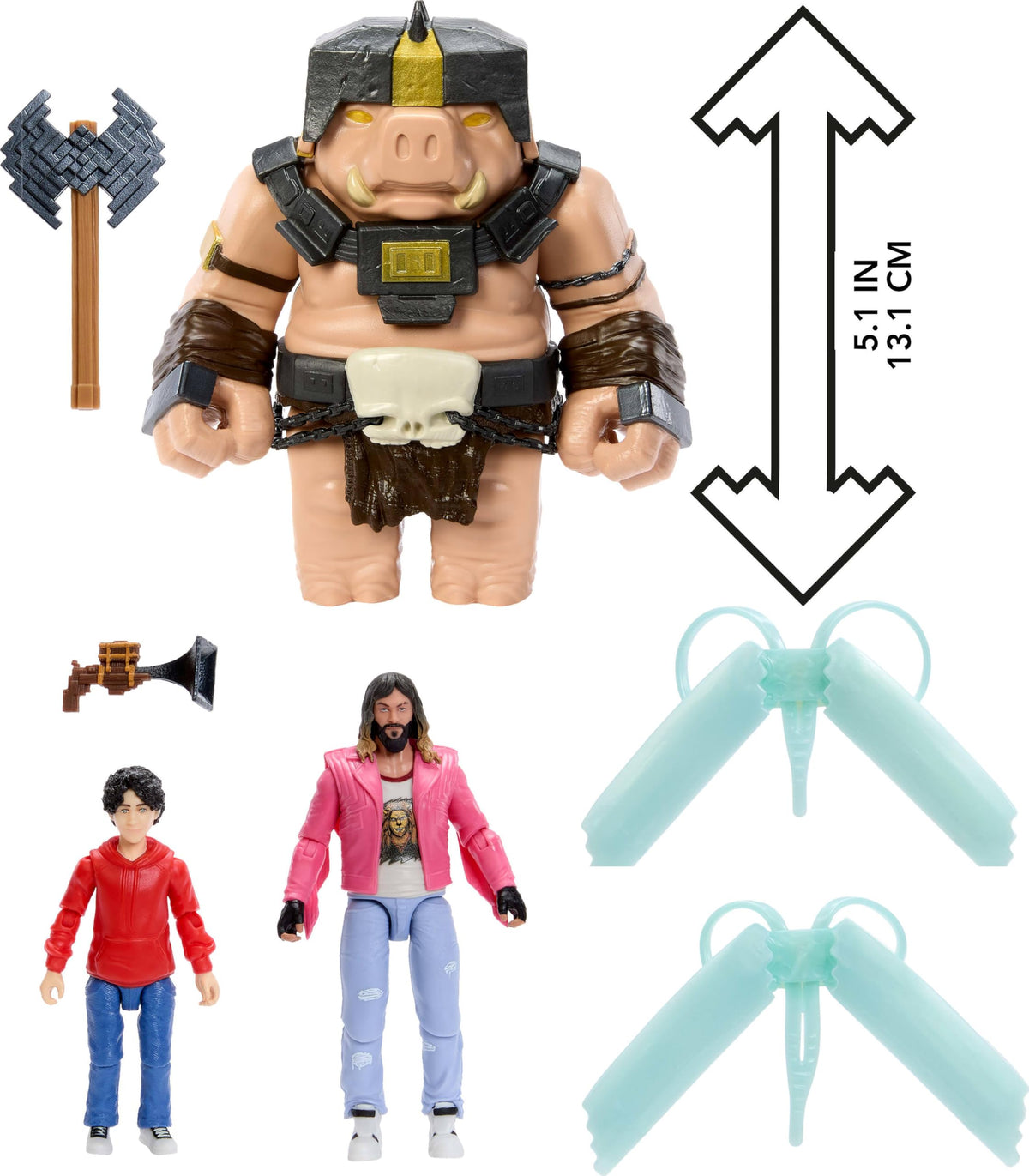 Henry action figure from Minecraft Story Set ready for posing