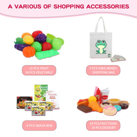 Ming You fast-food play pieces add variety for realistic cafe-style play experiences.