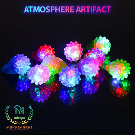MINGOMINGO Easter and Valentine party rings glow brightly