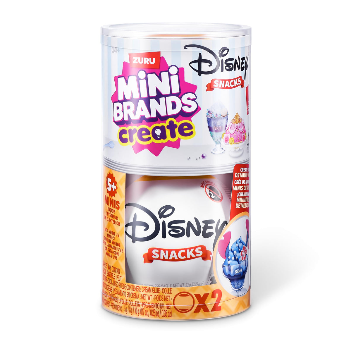 Mickey-inspired mini treat from Mini Brands Create Disney Snacks ready to display.