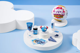 Sustainable capsule from Mini Brands Create Disney Snacks made with recycled plastic.